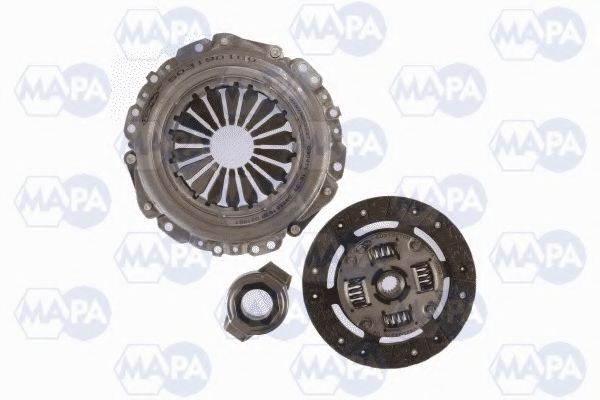 MAPA NISSAN К-кт зчеплення (повний) Almera I,Sunny II,III 1.5/1.6,1.7D 86- VALEO арт. 003190900