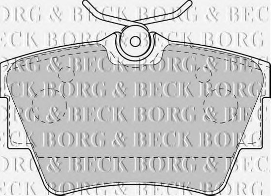 BBP1813 BORG & BECK - Гальмівні колодки до дисків BLUEPRINT арт. BBP1813