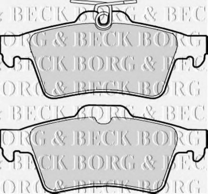 BBP1931 BORG & BECK - Гальмівні колодки до дисків LPR арт. BBP1931