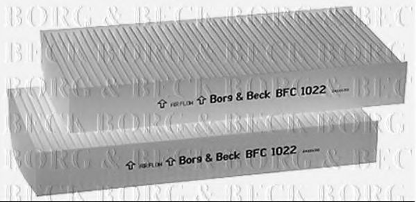 BFC1022 BORG & BECK - Фільтр салону BLUEPRINT арт. BFC1022