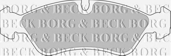 BBP1423 BORG & BECK - Гальмівні колодки до дисків RIDER арт. BBP1423