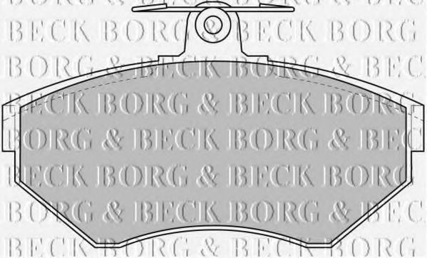 BBP1620 BORG & BECK - Гальмівні колодки до дисків RIDER арт. BBP1620
