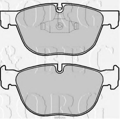 Гальмiвнi колодки дисковi BMW арт. BBP2066