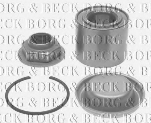 BWK1107 BORG & BECK - Комплект підшипника ступиці