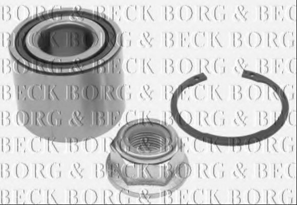 BWK309 BORG & BECK - Комплект підшипника ступиці