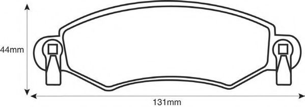 JURID SUZUKI Гальмівні колодки пер. Ignis 03-, Wagon R+ 00-, OPEL Agila 00- JAPANPARTS арт. 571981J