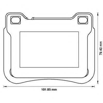 JURID DB гальмівні колодки передн.W203 (sport),CLK C209,SLK R171 00- FRICTION MASTER арт. 573177J