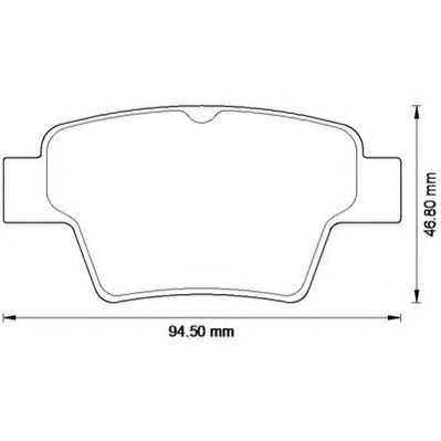 JURID CITROEN гальмівні колодки задн.C4,Peugeot 307 (сист.BOSCH) MEYLE арт. 573235J