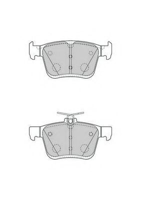 JURID VW гальмів.колодки задн.Audi A3,Golf VII,Touran 12- FEBIBILSTEIN арт. 573409J