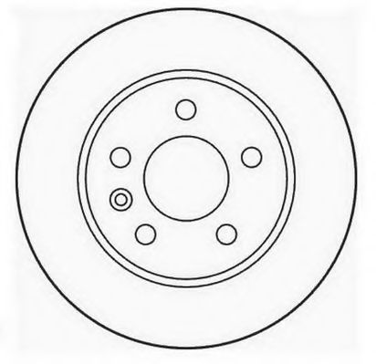 JURID DB Диск тормозной передн. (вент.) Vito108-110D/113-114 96- FEBIBILSTEIN арт. 562054JC