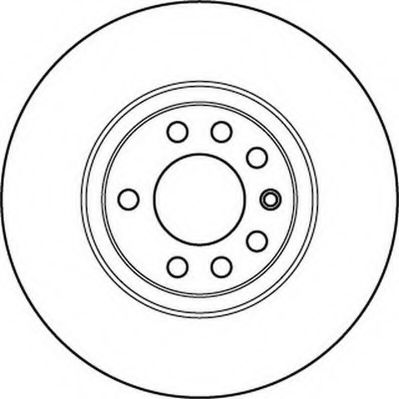 JURID OPEL диск гальмівний передн.Astra G,H,Meriva,Zafira TRW арт. 562240JC