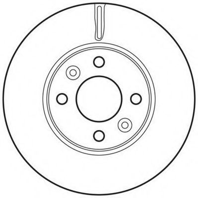JURID RENAULT диск гальмівний передн.Kangoo 08- TRW арт. 562636JC