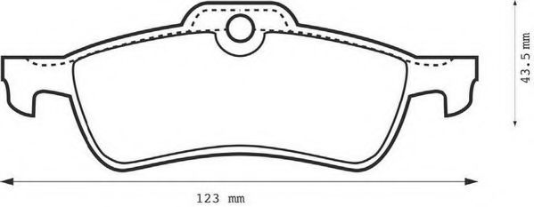 JURID колодки гальмівні задн. MINI HELLAPAGID арт. 573056JC