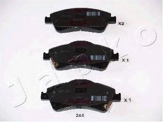 50244 JAPKO-Гальмівні колодки до дисків BLUEPRINT арт. 50244