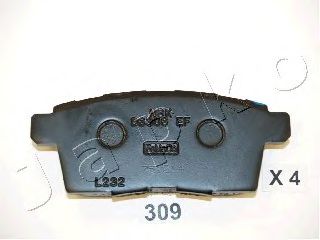 51309 JAPKO-Гальмівні колодки до дисків JAPANPARTS арт. 51309