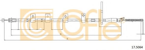 Трос ручника