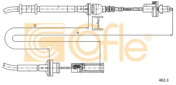 Трос зчеплення FEBIBILSTEIN арт. 4623