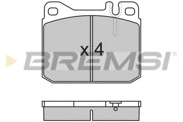 Гальмівні колодки пер. LT 88-96/MB W123 BOSCH арт. BP2172