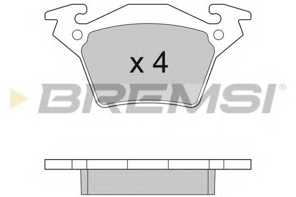 Гальмівні колодки зад. Vito (638) 99-03 (Bosch) ICER арт. BP2880