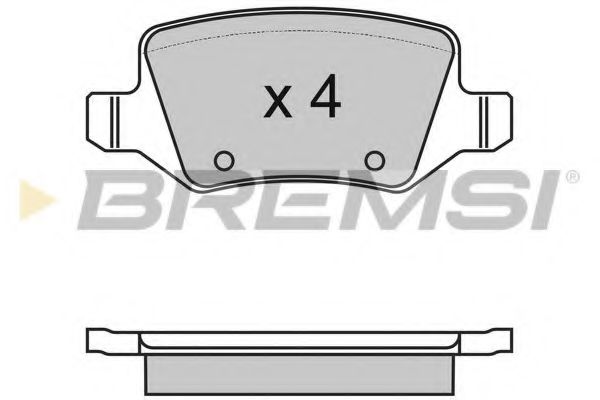 Гальмівні колодки зад. MB A-class (W168/W169) 97-12 (TRW) ABS арт. BP2983