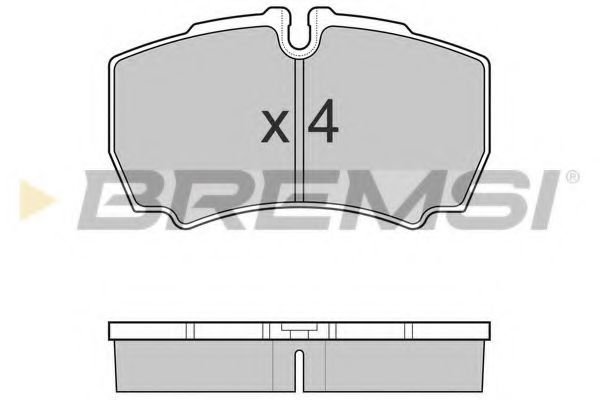 Гальмівні колодки зад. Transit 06-14 2.2 TDCi (без спарки) ABS арт. BP3025