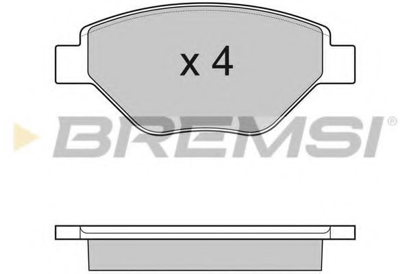 Гальмівні колодки пер. Megane 03- (LUCAS GIRLING) TRW арт. BP3113