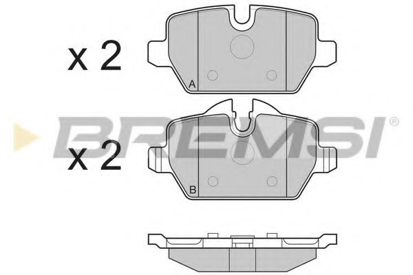 Гальмівні колодки зад. BMW 3(E90)/1(E81) 04-13 (TRW) DELPHI арт. BP3196