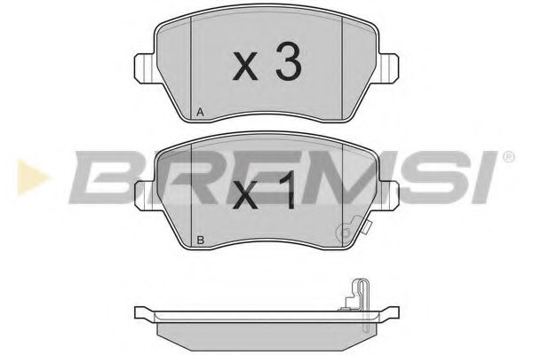 Гальмівні колодки пер. Suzuki Swift 05- (TRW) JURID арт. BP3248