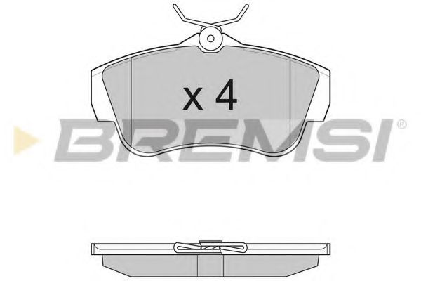 Гальмівні колодки зад. Scudo/Expert 07- ABS арт. BP3284