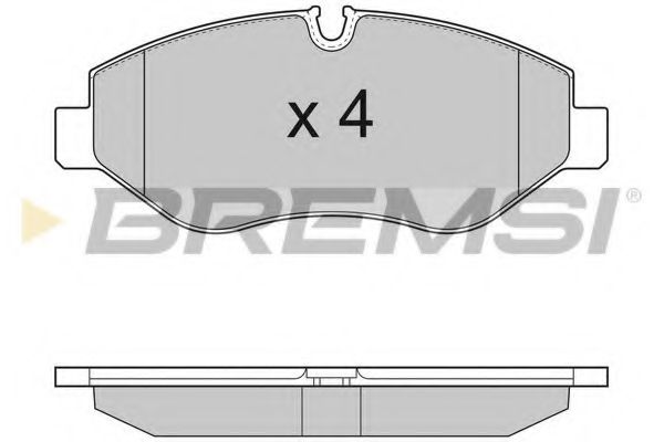 Гальмівні колодки пер. Sprinter/Crafter 06- ICER арт. BP3292