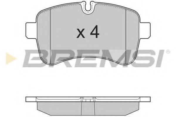 Гальмівні колодки зад. Iveco Daily 06-14 (brembo) TRW арт. BP3315