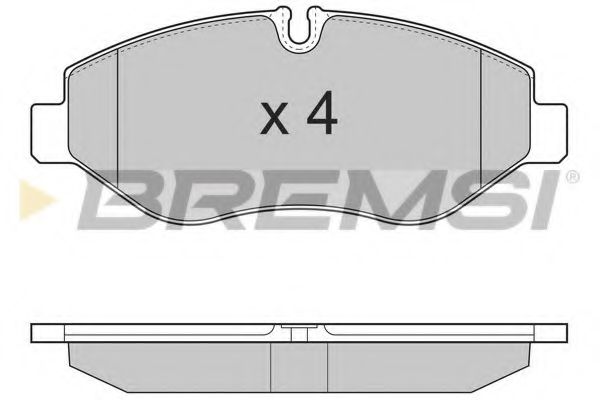 Гальмівні колодки пер. Daily 06- ICER арт. BP3324