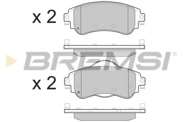 Гальмівні колодки пер. Citroen C4 II 09- (TRW) TRW арт. BP3491