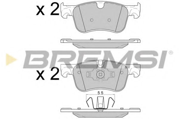 Гальмвн колодки пер. Citroen C4 13- ATE
