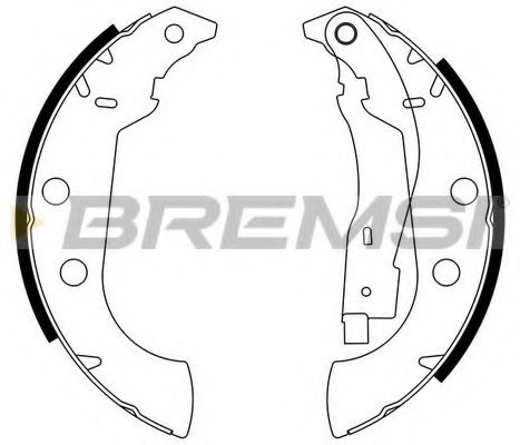 Гальмівні колодки зад. Xsara 97-05/Peugeot 306 93-2 (Bendix) (229х42) ABE арт. GF0107