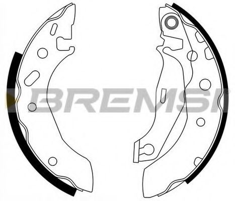 Гальмівні колодки зад. Escort VII 95-99/Fiesta IV 95-02 (TRW) BREMBO арт. GF0235