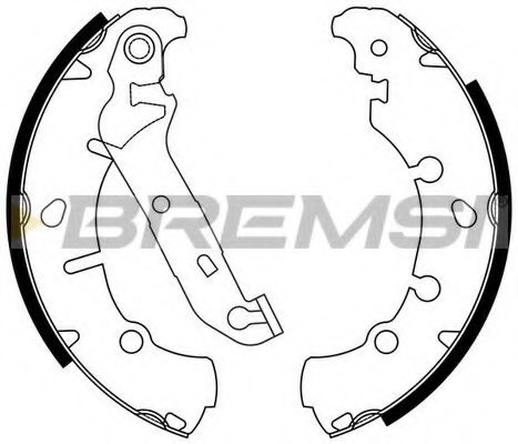 Гальмівні колодки зад. Fiesta 95-08/Fusion 04-12 (Lockheed) BREMBO арт. GF0243