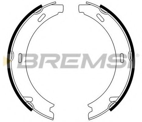 Колодки ручного гальма W140/C140 91-98, S210 96-3 BOSCH арт. GF0303