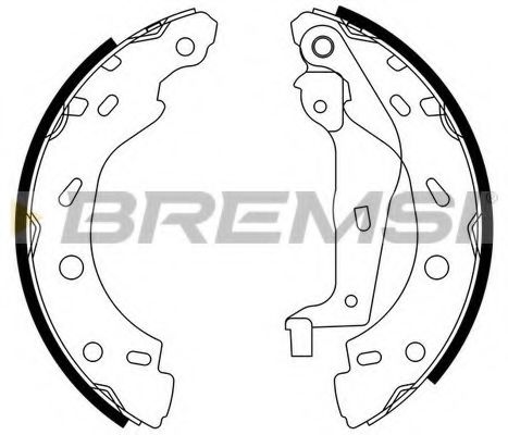 Гальмівні колодки зад. Smart 98-07 (Bosch) ATE арт. GF0308