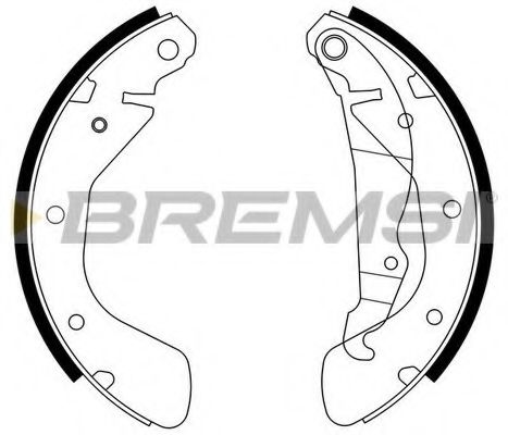 Гальмівні колодки зад. Opel Astra F 91-98/Corsa 82- (GM) BOSCH арт. GF0353