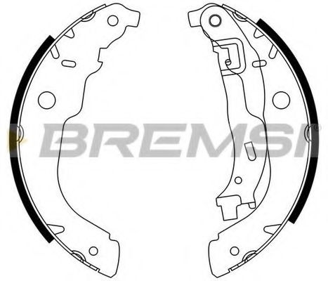 Гальмівні колодки зад. Peugeot 207 06-/ Citroen DS3, C3 06-(Bosch) BOSCH арт. GF0389