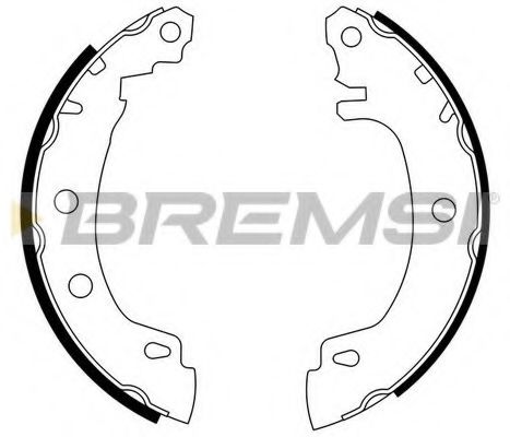 Гальмівні колодки зад. Renault Megane I 96-03,III 08- (Bendix) TRW арт. GF0405