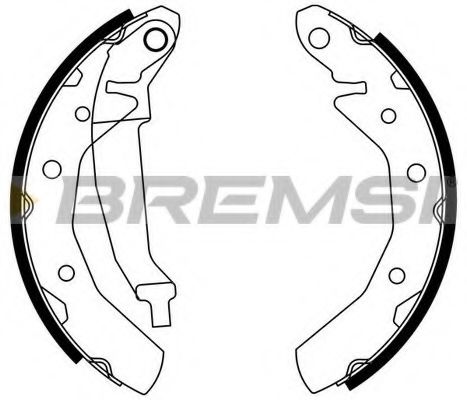 Гальмівні колодки зад. Chevrolet Matiz/Spark 05-/ Daewoo Matiz 98- ABS арт. GF0630