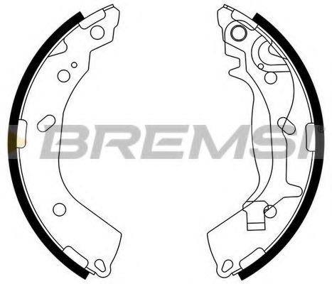 Гальмівні колодки зад. Hyundai Getz (TB) 02-09 (Mando) DELPHI арт. GF0745