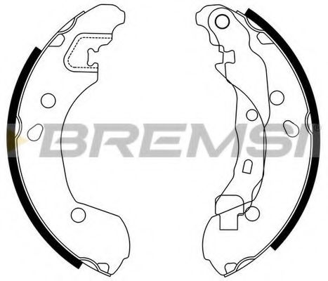 Гальмівні колодки зад. Nissan Micra 03-10/ Note 02-12/ Tiida 07-12 (Lockheed) ABE арт. GF0862