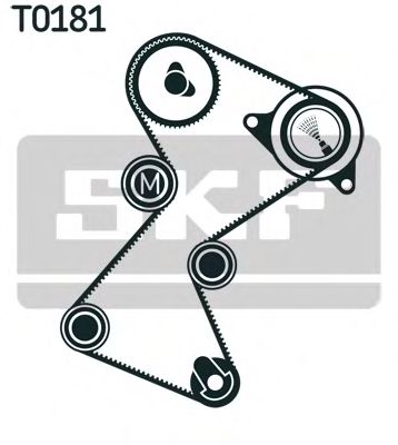 Комплект ременя ГРМ (Вир-во SKF) CONTITECH арт. VKMA06128