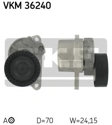 SKF VOLVO натяжний ролик C70/S70/LAGUNA GATES арт. VKM36240