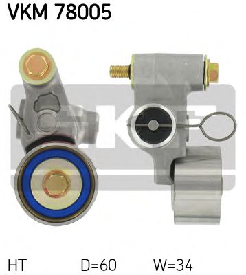 Ролик модуля натягувача ременя INA арт. VKM78005