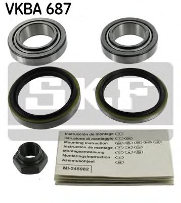 SKF FORD підшипник передн.ступ.Escort 80-90 ABS арт. VKBA687