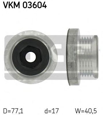 Механізм вільного ходу генератора (вир-во SKF) ASAM арт. VKM03604